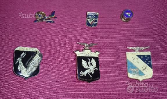 Coppia Spille Distintivo Ufficiale Esercito Americano - Oro E Argento - Riproduzione WWII