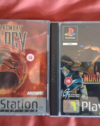 PS1 Mortal Kombat 4 & Mortal Kombat Trilogy PAL