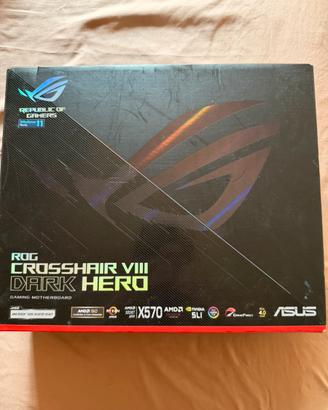 Asus Rog Crosshair VIII Dark Hero X570 AM4 complet
