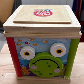 Cubo gioco in legno