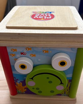 Cubo gioco in legno