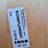 Ripiano e cassetti per armadio Ikea legno rovere