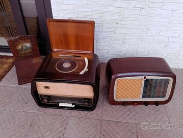 2 radio anni '50 da testare 