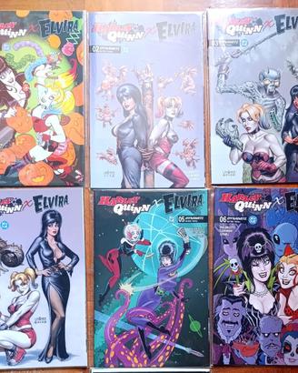 Harley Quinn x Elvira #1-6 Complete! Palmiotti NM