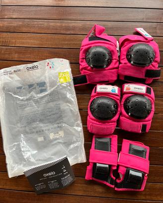 Protezioni GINOCCHIA GOMITI MANI decathlon