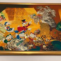 C.erco litografia Cavazzano paperi tempio maya