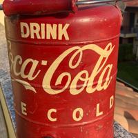 Dispenser Thermos vintage  epoca stile coca cola