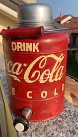 Dispenser Thermos vintage  epoca stile coca cola