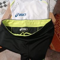 completo sportivo Asics donna  M veste  attillato 