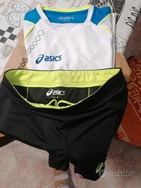 completo sportivo Asics donna  M veste  attillato 