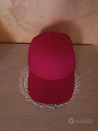 Cappello con visiera unisex fucsia - NUOVO.