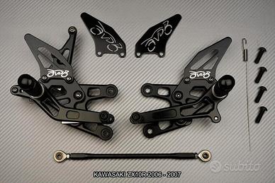 Pedane arretrate KAWASAKI ZX10R 2006 - 2007