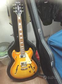 Chitarra elettrica + Marshall+ pedaliera  ecc