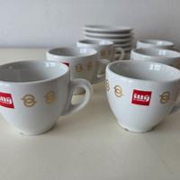 Set 6 Tazzine e 6 piattini illy Caffè "Serie Oro"