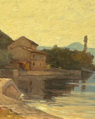Pittore Bresciano quadro dipinto Antico
