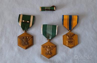 US 3 medaglie commendation