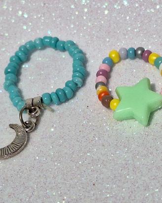 anelli   per bimba 2 pezzi