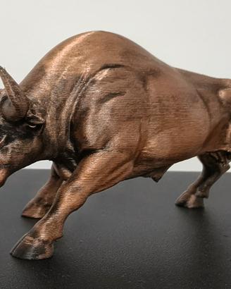 Statua Toro di Wall street - Bull Market - 3D