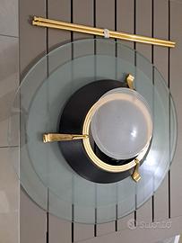 Lampadario F.Fabbian anni 80 placcato oro