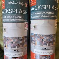 Rivestimento paraschizzi adesivo da cucina