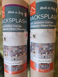 Rivestimento paraschizzi adesivo da cucina