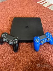 PS4 Slim, 2 controller originali e MINECRAFT