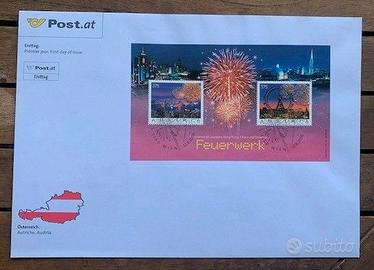 busta primo giorno Fuochi d’artificio Austria