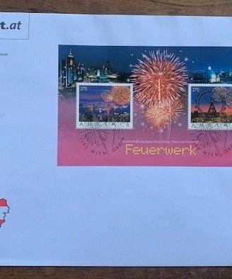 busta primo giorno Fuochi d’artificio Austria