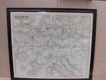 COLOMBO  COEN TRIESTE 1866 MAPPA FERROVIE