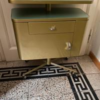 Cassettiera con rotelle anni 70