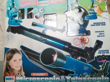 microscopio e telescopio giocattolo