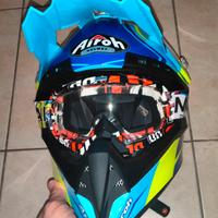 casco airoh misura S con occhiali