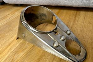 Dash cover cromato a tre luci Harley Davidson