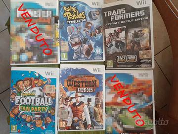 Giochi Nintendo WII a metà prezzo