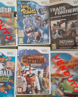 Giochi Nintendo WII a metà prezzo