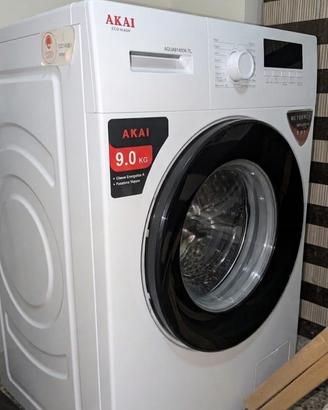 Lavatrice AKAI ECO WASH 9kg – Classe A, Vapore