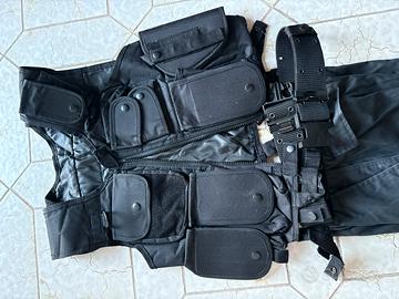 Abbigliamento  urban softair  per reenactor, nero