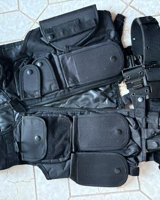 Abbigliamento  urban softair  per reenactor, nero