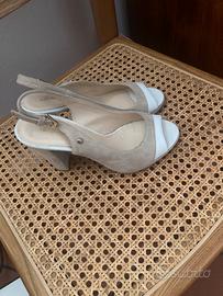 Sandali eleganti camoscio