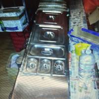 Frigo refrigerante alimenti in acciaio