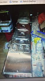 Frigo refrigerante alimenti in acciaio