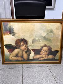Quadro stampa su tela Angeli, Raffaello Sanzio
