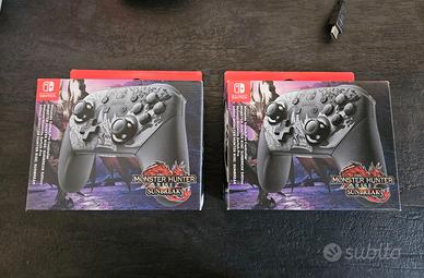 Switch Pro Controller Monster hunter Nintendo nuov