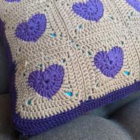 cuscino a uncinetto 