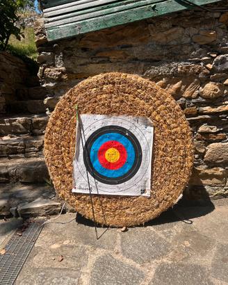 bersaglio paglia tiro con l'arco
