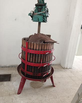 Torchio idraulico per uva
