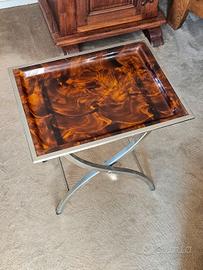 Tavolino pieghevole design vintage