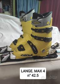 Scarponi sci Lange Max 4 Numero scarpa 42.5