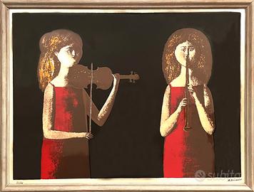 Antonio bueno grande litografia musica