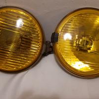 coppia fari Fek halogen rotondi gialli anni 70
